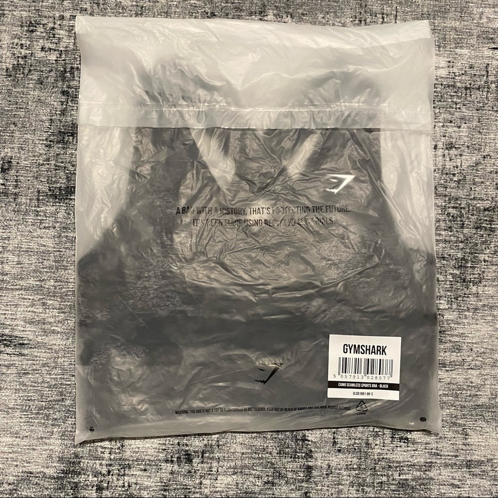 Gymshark Camo Seamless Sports Bea - Picture 6 of 6